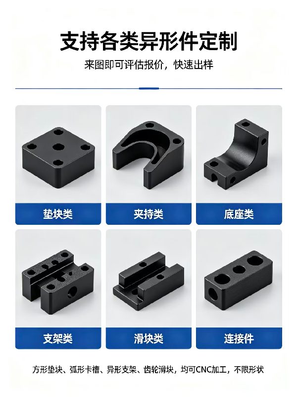 CNC加工定制ABS耐磨方块 塑料制品白色尼龙，各种材质