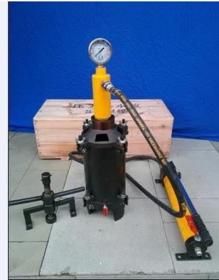 混凝土压力泌水仪 骨料粒径40mm以下 压力表量程6MPa 缸体活塞125mm
