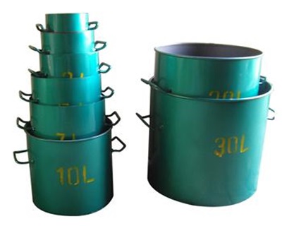 容积升 1L-50L 集料堆积密度容量筒 标准容积升 加厚铁板