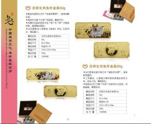兔年金条