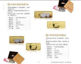 兔年金条10g