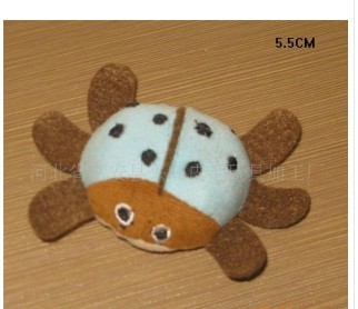 宠物玩具/猫玩具/毛绒瓢虫