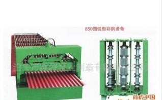 泊头压瓦机波纹板彩钢压型设备(图)