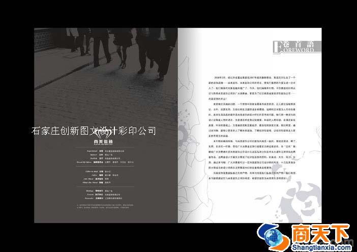 公司宣传页印刷设计制作