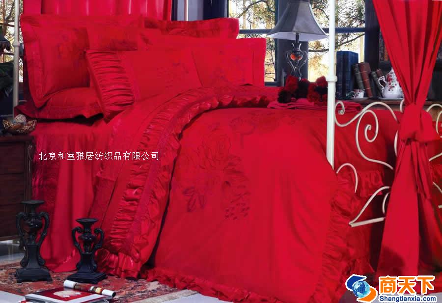 金玉良缘 玫红 大套件