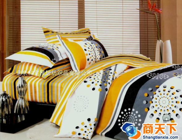 色彩缤纷 磨毛四件套