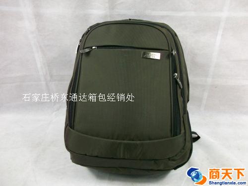 绿色学生双肩背包