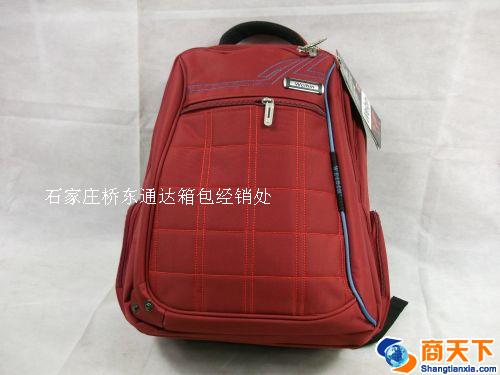 红色双肩背包 学生包 登山包