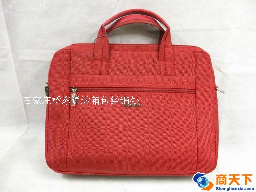 电脑包 红色