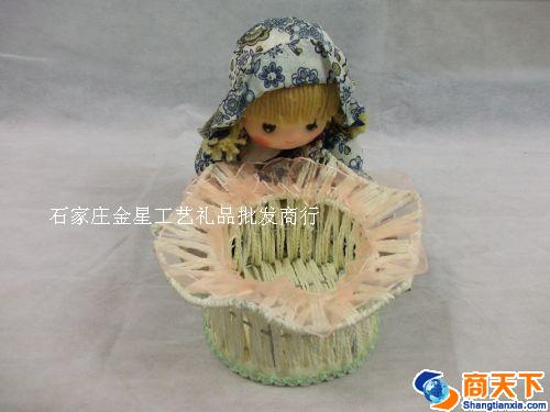 布娃娃编织筐