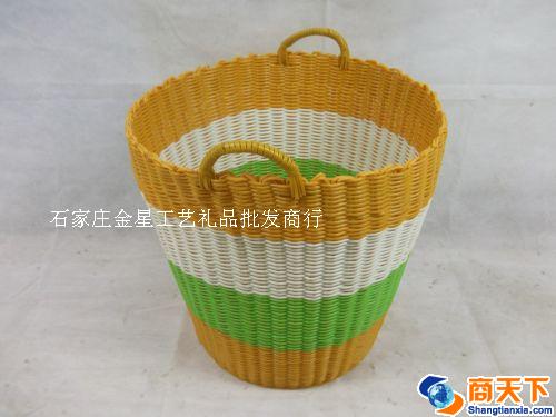 pvc大篮子 编织篮