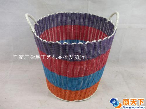 pvc大篮子 编织篮