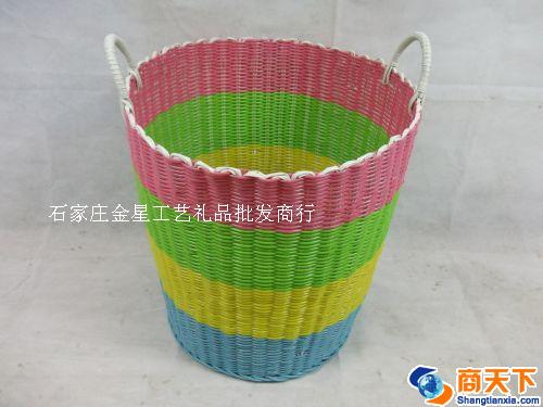 pvc大篮子 编织篮