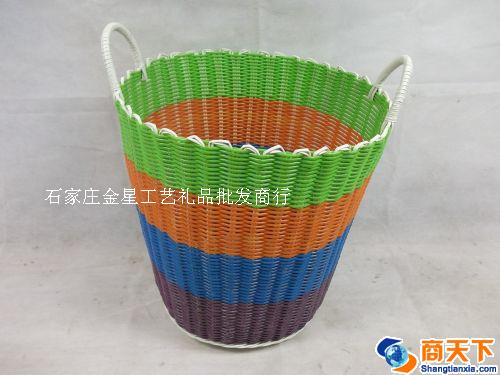 pvc大篮子 编织筐