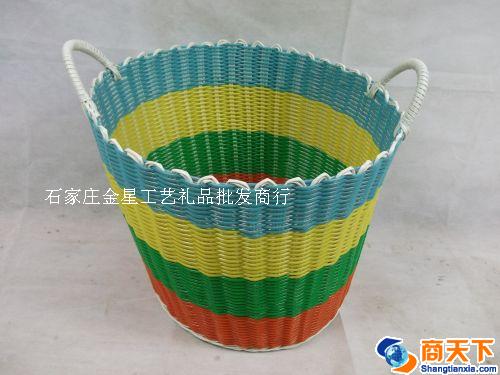 pvc大篮子 编织筐
