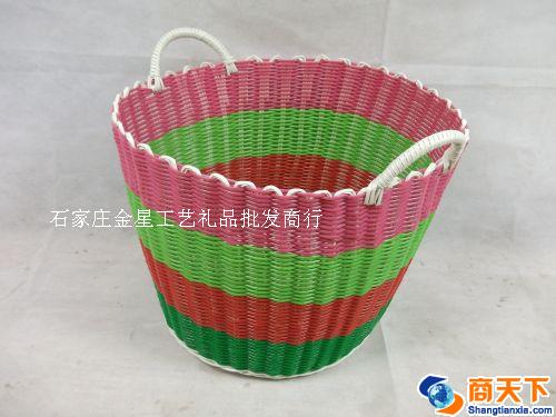 pvc大篮子 编织筐