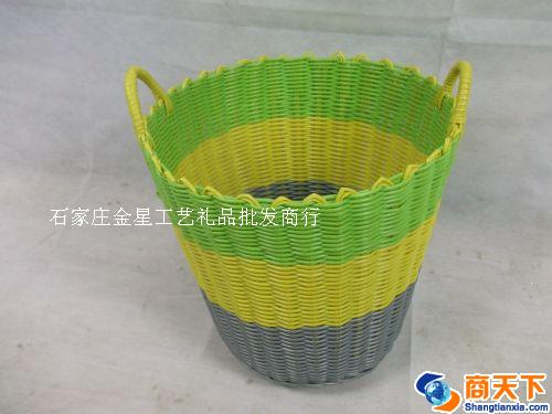 pvc大篮子 编织筐