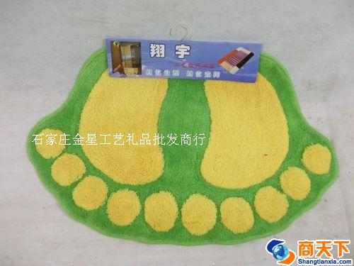 工艺植绒地垫