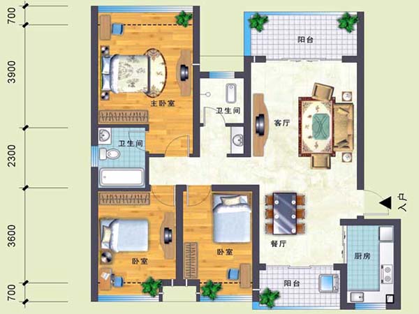 金桥垄上，难得的西安电梯6层住宅