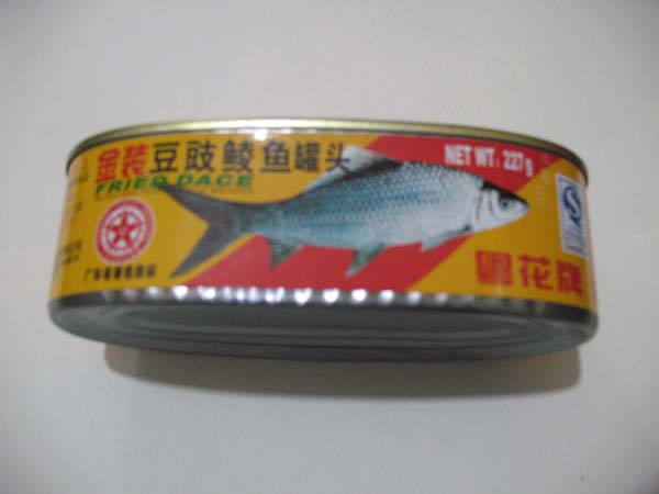 粤花豆鼓鲮鱼罐头