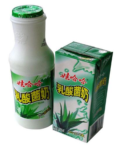哇哈哈乳酸菌奶