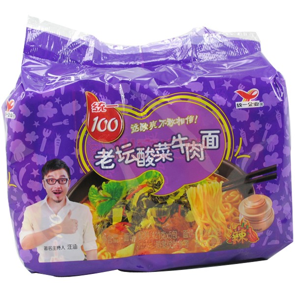 统一套坛酸菜牛肉面