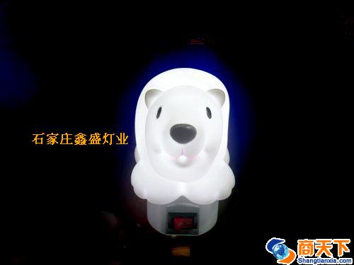 搪胶环保LED小夜灯 鼠