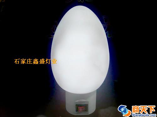 搪胶环保LED小夜灯 蛋型