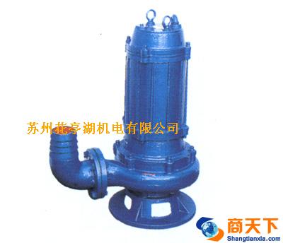上海产高效无堵塞铸铁潜水式排污泵