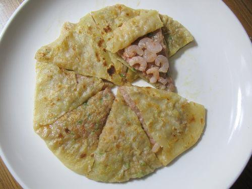 周公虾仁鲜肉馅饼