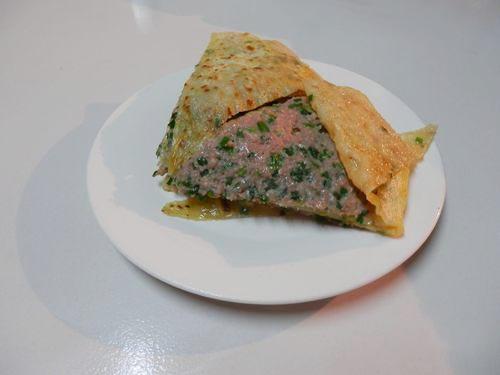 猪肉韭菜馅饼
