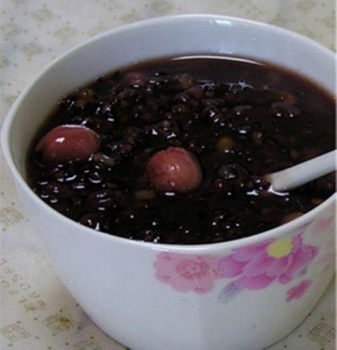 黑米粥