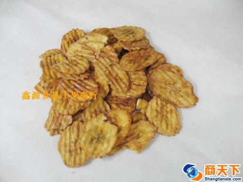 带纹理香蕉片