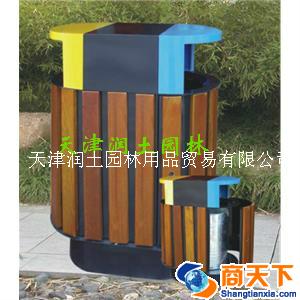 钢木果皮箱