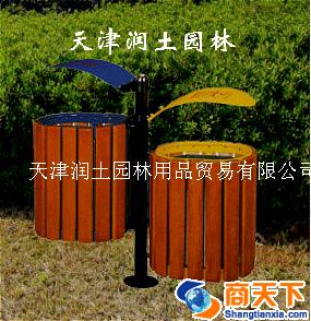 钢木果皮箱