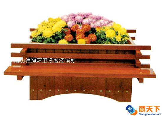 木制方花盆