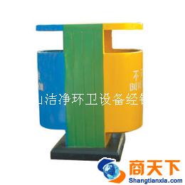 铁板垃圾箱