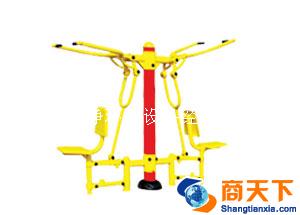 双人坐拉训练器