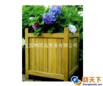 木质花盆