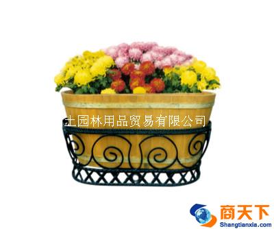 木质花盆