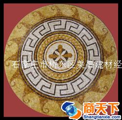 石材圆套花