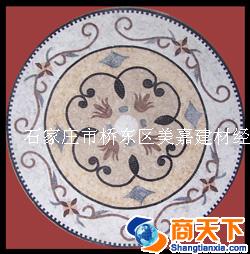 石材圆套花