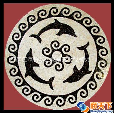石材圆套花