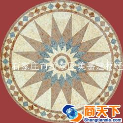 石材圆套花