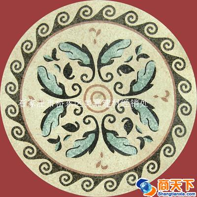 石材圆套花
