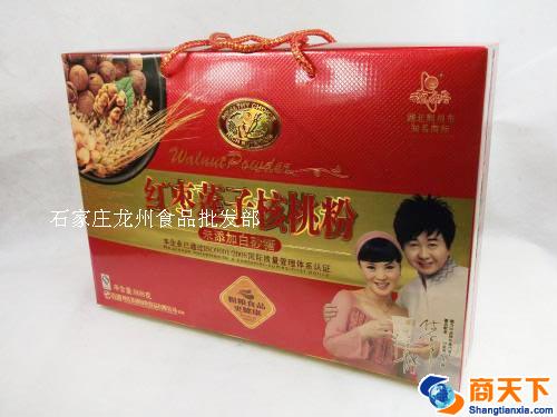 礼盒 德力兴红枣莲子核桃粉