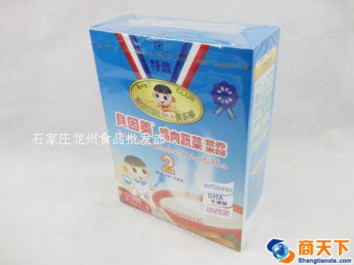 贝因美 鸡肉蔬菜营养米粉