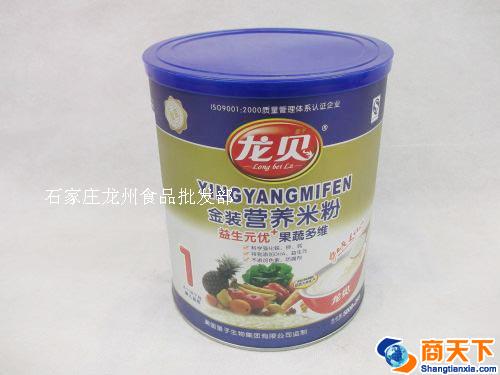 龙贝 金装营养米粉 果蔬纤维