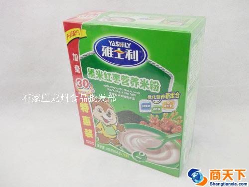 雅士利 黑米红枣营养米粉