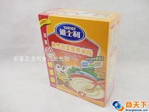 雅士利 鱼肉蔬菜营养米粉
